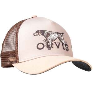 Orvis GSP On Point Trucker Hat - Khaki - One Size Fits Most