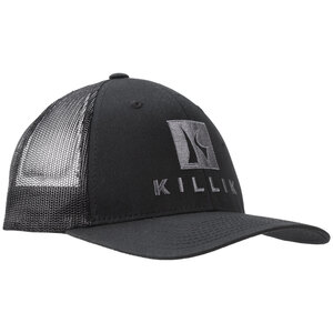 Killik Unisex Logo Meshback Adjustable Hat - Black - One Size Fits Most