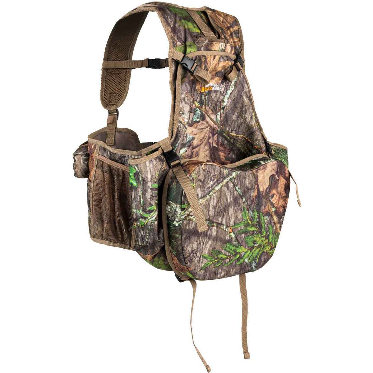 Rustic Ridge Men's Mossy Oak Obsession Turkey Hunting Vest - One Size Fits Most - Mossy Oak Obsession One Size Fits Most Rustic Ridge Men's Mossy Oak Obsession Turkey Hunting Vest - One Size Fits Most - Mossy Oak Obsession One Size Fits Most