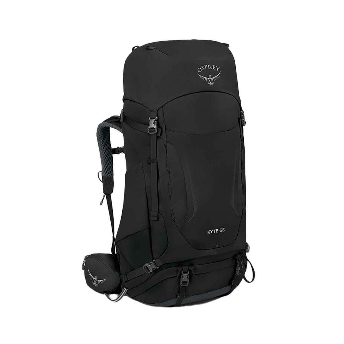 Osprey Kyte 68 Liter Women's Backpacking Pack - Black, M/L - Black Osprey Kyte 68 Liter Women's Backpacking Pack - Black, M/L - Black