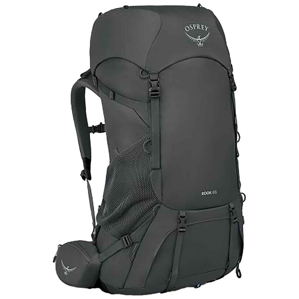 Osprey Rook 65 Liter Backpacking Pack Dark Charcoal/Silver