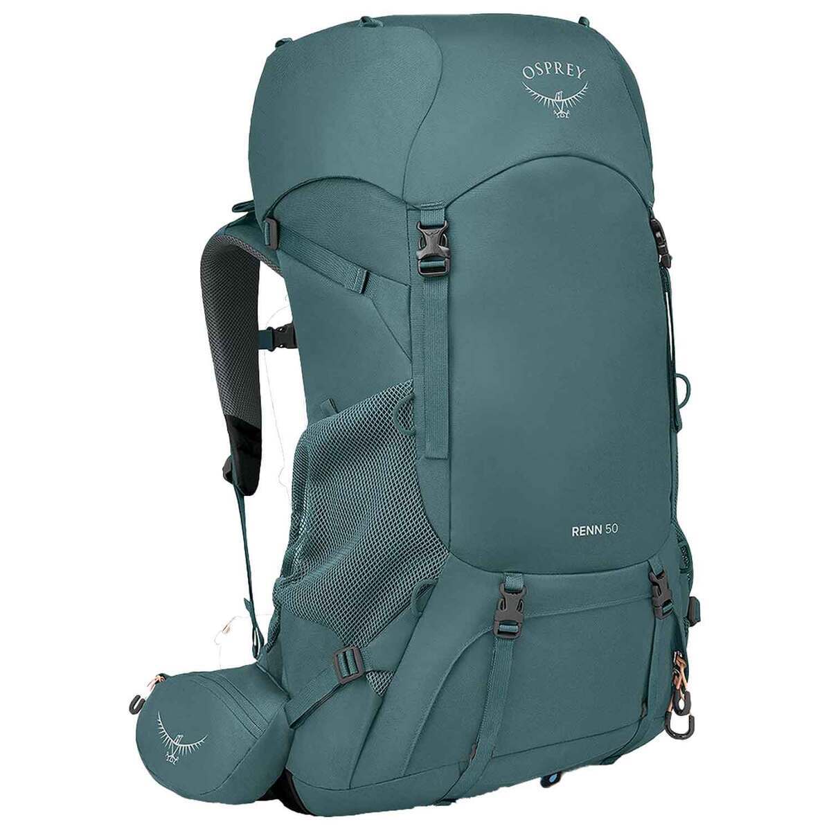 Osprey Women's Renn 65 Liter Backpacking Pack - Cascade Blue/Melon Orange | Sportsman's Warehouse Osprey Women's Renn 65 Liter Backpacking Pack - Cascade Blue/Melon Orange | Sportsman's Warehouse