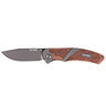Old Timer Wood TI-Nitride S.A. Box 3 inch Folding Knife - Brown