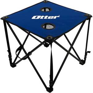 Otter Outdoors Compact Tables with Cupholders Ice Fishing Accessory