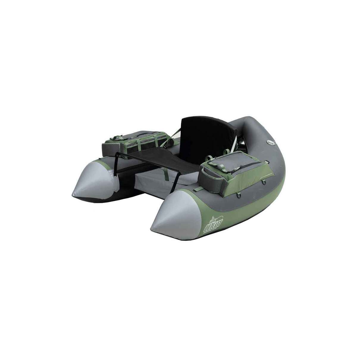 Outcast Fat Cat LCS Pontoon Boat - Gray/Sage - Gray/Sage Outcast Fat Cat LCS Pontoon Boat - Gray/Sage - Gray/Sage