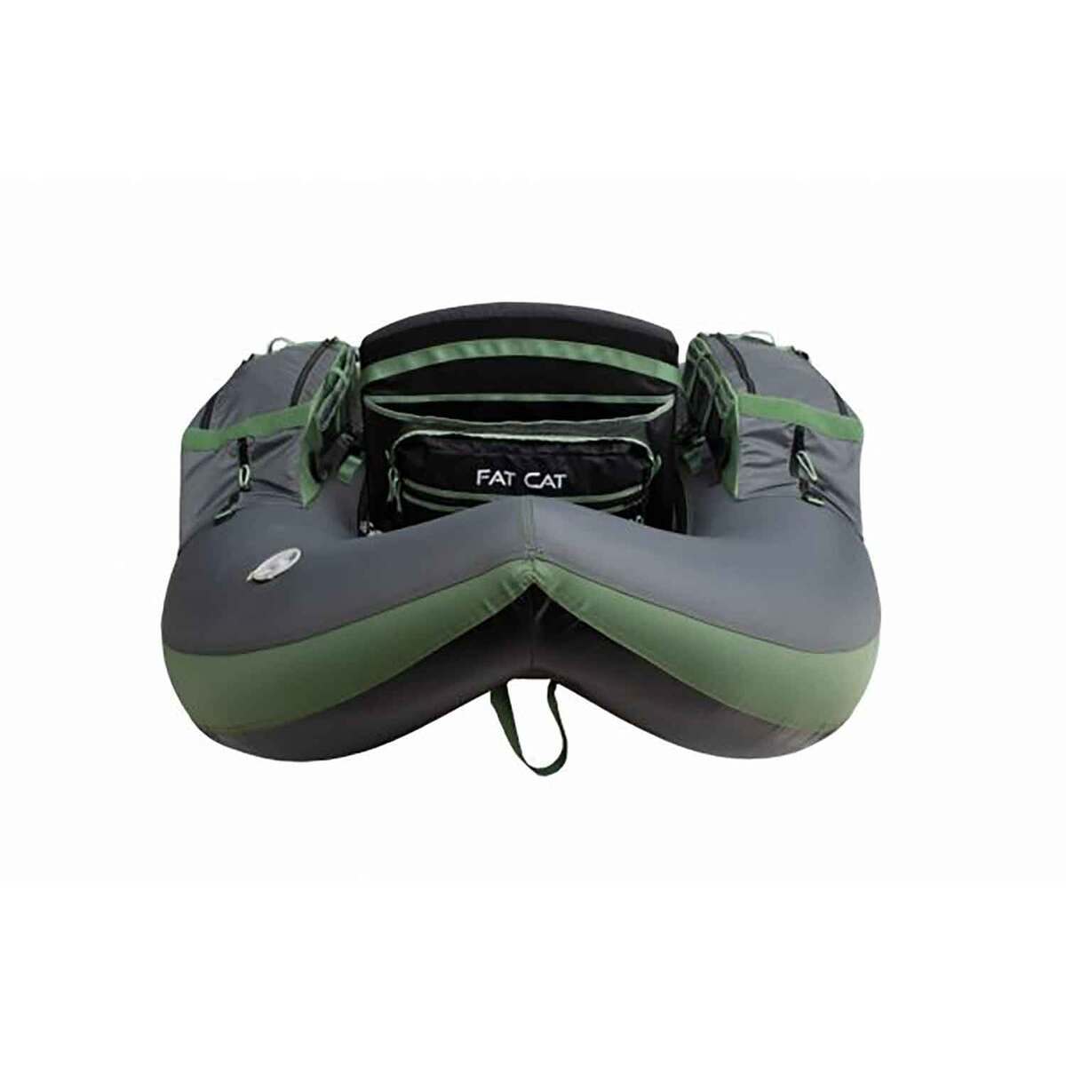Outcast Fat Cat LCS Pontoon Boat - Gray/Sage - Gray/Sage Outcast Fat Cat LCS Pontoon Boat - Gray/Sage - Gray/Sage