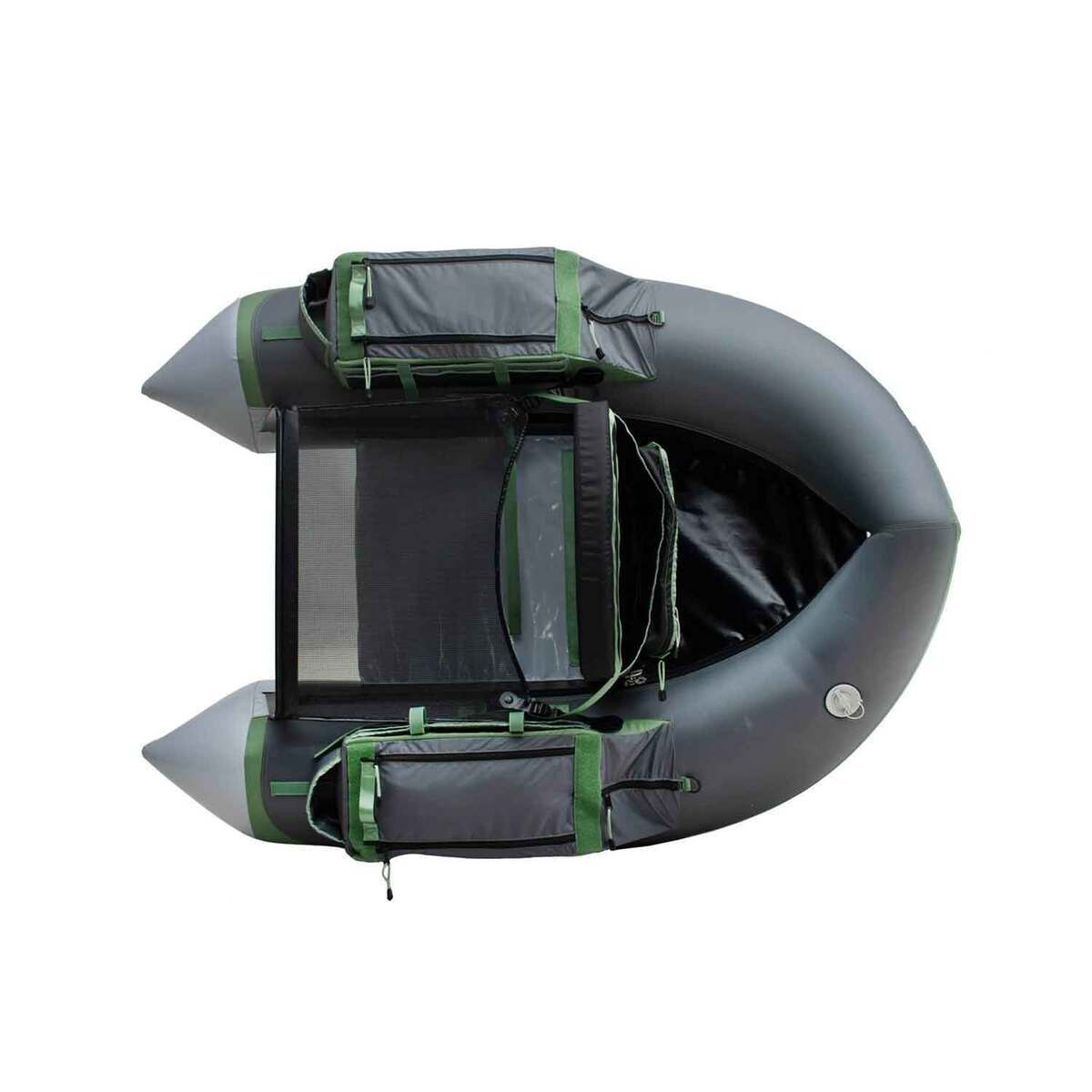 Outcast Fat Cat LCS Pontoon Boat - Gray/Sage - Gray/Sage Outcast Fat Cat LCS Pontoon Boat - Gray/Sage - Gray/Sage