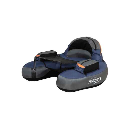 Outcast Fish Cat Rise Pontoon Boat - Navy - Outcast Sporting Gear