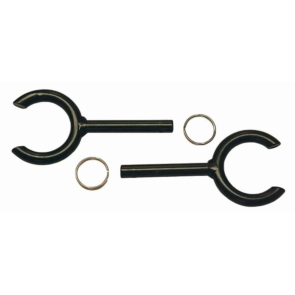 8in Razor Lock Outcast Small Pair 1-3/8in Oar Locks - Black, Steel | Sportsman's Warehouse