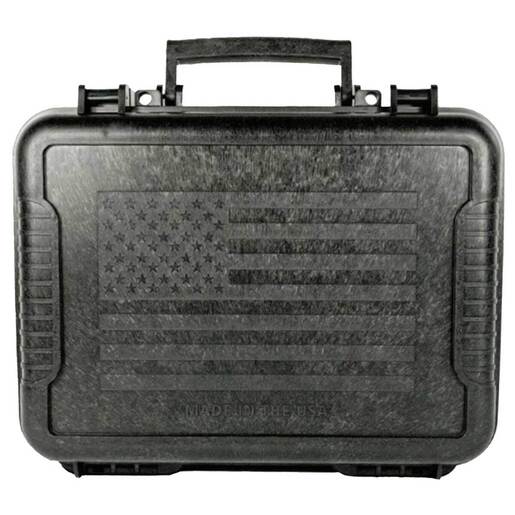 Outdoor Connection USA Flag 11in Handgun Case – Black