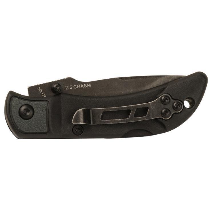 Outdoor Edge Chasm 2.5 inch Folding Knife - Gray Outdoor Edge Chasm 2.5 inch Folding Knife - Gray