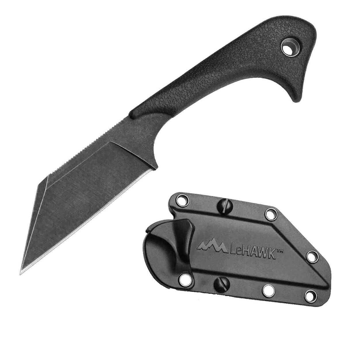 Outdoor Edge LeHawk 2.9 inch Fixed Blade Knife - Black Outdoor Edge LeHawk 2.9 inch Fixed Blade Knife - Black