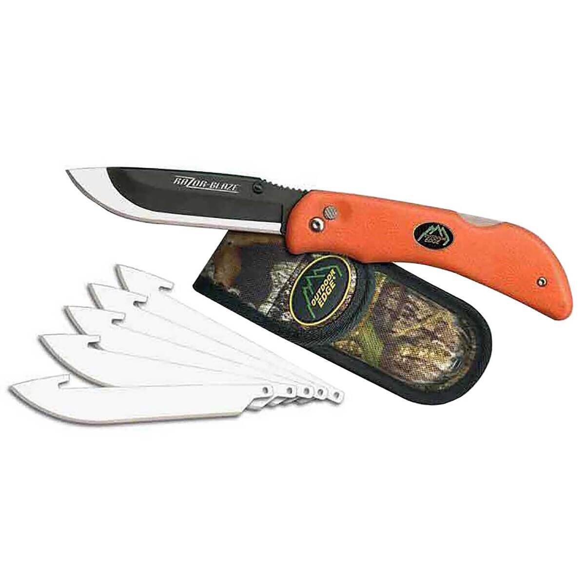 Outdoor Edge Razor Blaze 3.5 inch Folding Knife - Orange Outdoor Edge Razor Blaze 3.5 inch Folding Knife - Orange