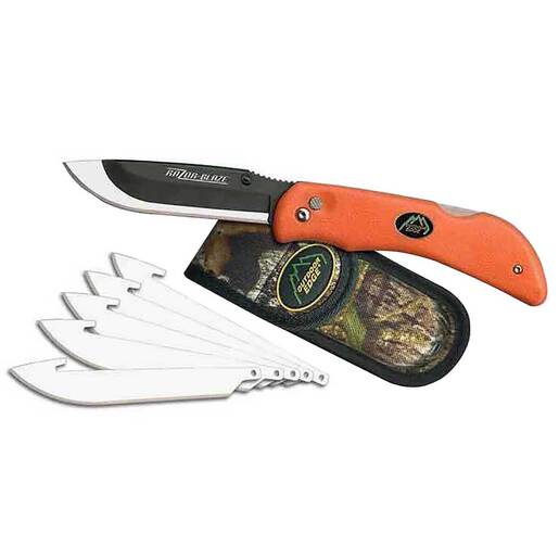 Outdoor Edge Razor Blaze 3.5 inch Folding Knife – Orange