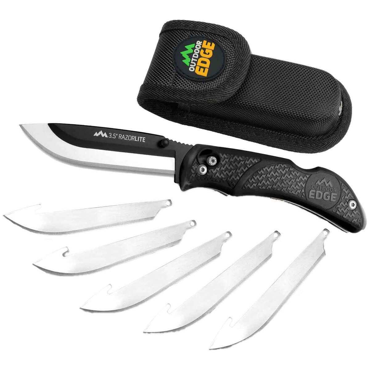 Outdoor Edge RazorLite 3.5 inch Folding Knife - Black Outdoor Edge RazorLite 3.5 inch Folding Knife - Black