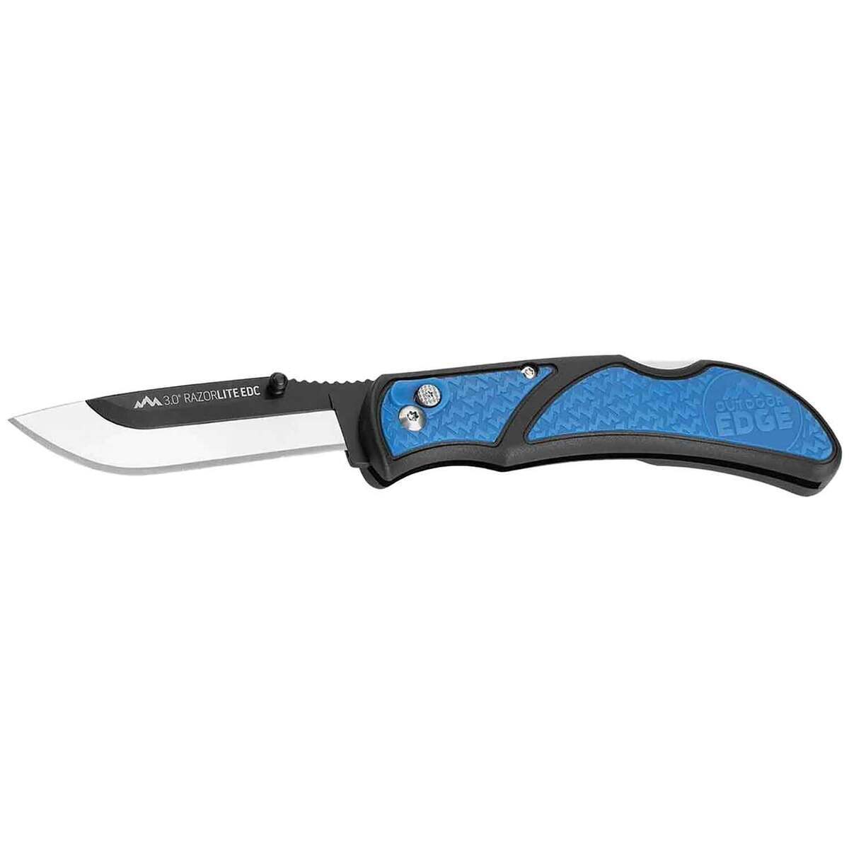 Outdoor Edge RazorLite EDC 3 inch Folding Knife - Blue Outdoor Edge RazorLite EDC 3 inch Folding Knife - Blue