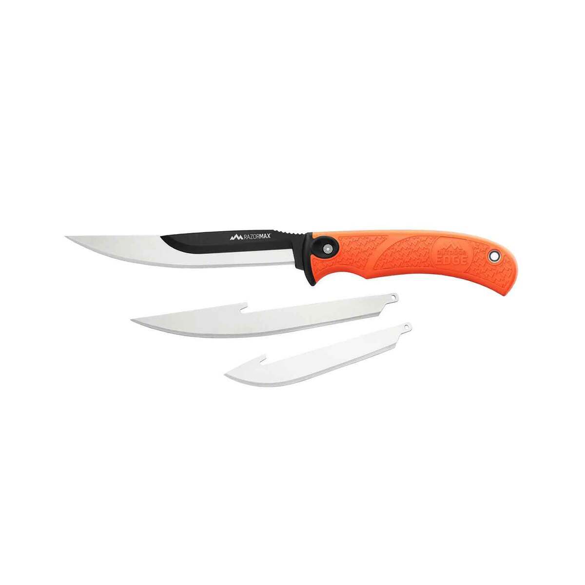 Outdoor Edge RazorMax 3.5 inch Fixed Blade Knife - Orange - Orange Outdoor Edge RazorMax 3.5 inch Fixed Blade Knife - Orange - Orange