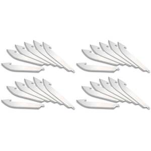 Outdoor Edge RazorSafe 3.5in Drop Point Replacement Blades - 24 Pack Outdoor Edge RazorSafe 3.5in Drop Point Replacement Blades - 24 Pack