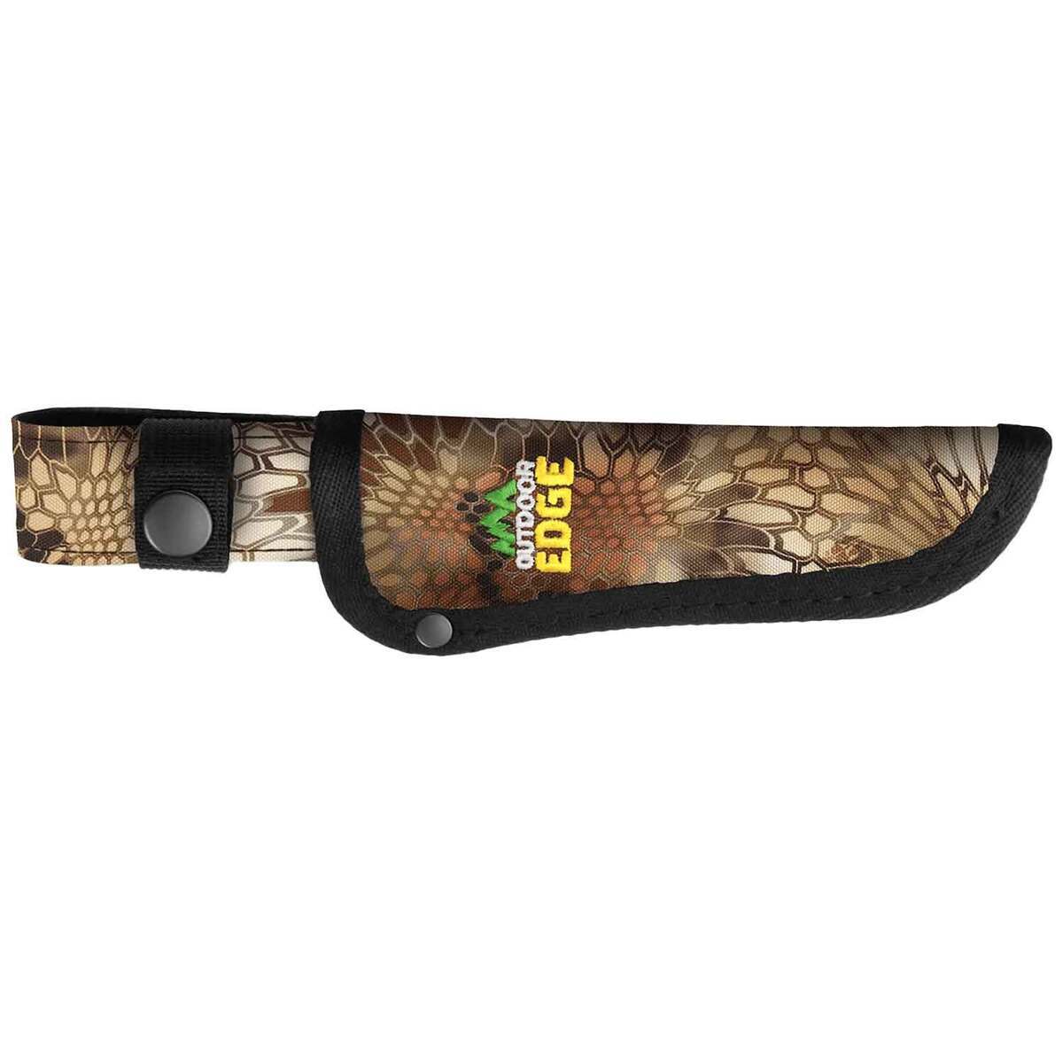 Outdoor Edge WildSkin 4 inch Fixed Blade Knife - Orange Outdoor Edge WildSkin 4 inch Fixed Blade Knife - Orange