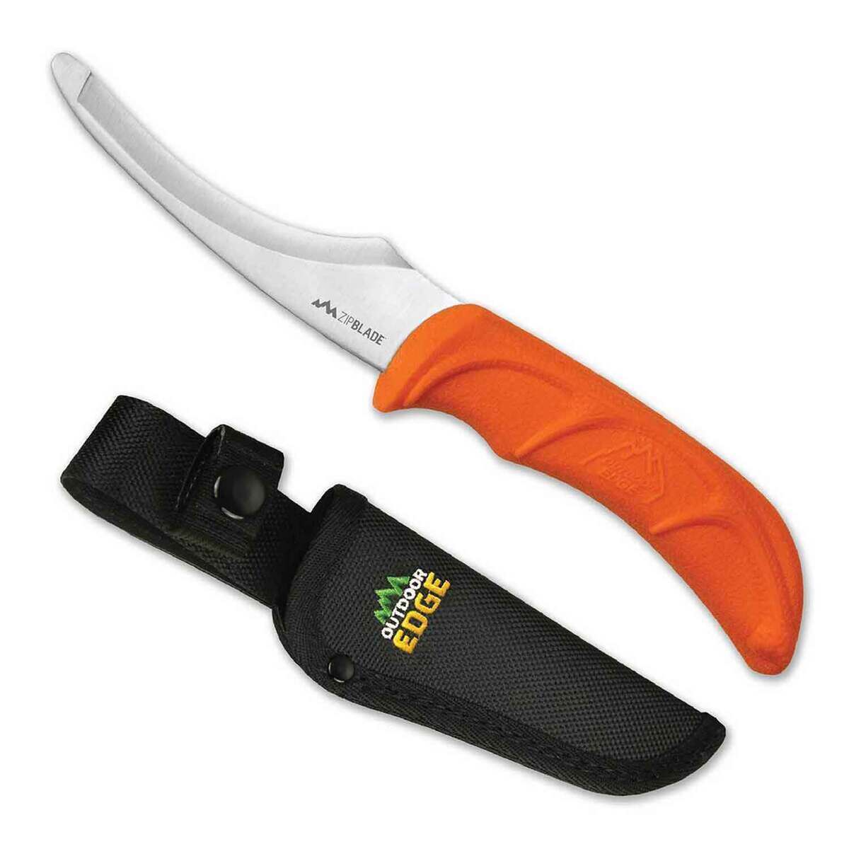 Outdoor Edge ZipBlade 4 inch Fixed Blade Knife - Orange Outdoor Edge ZipBlade 4 inch Fixed Blade Knife - Orange