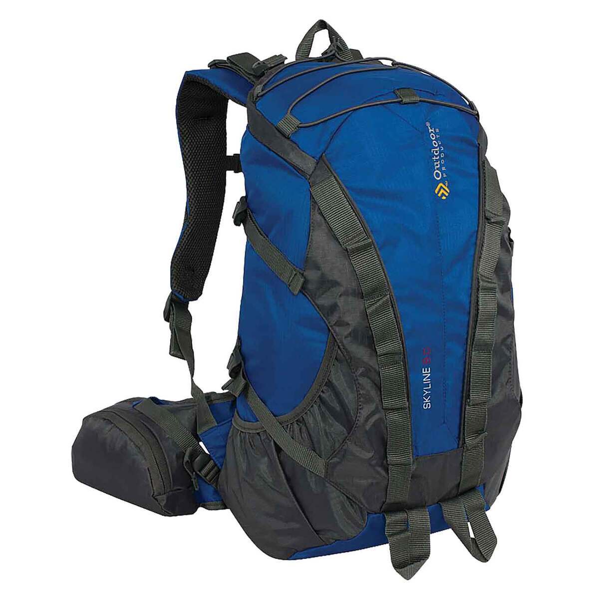 Outdoor Products Skyline 28.5 Liter Day Pack - Assorted - Black or Light Blue or Dark Blue Outdoor Products Skyline 28.5 Liter Day Pack - Assorted - Black or Light Blue or Dark Blue