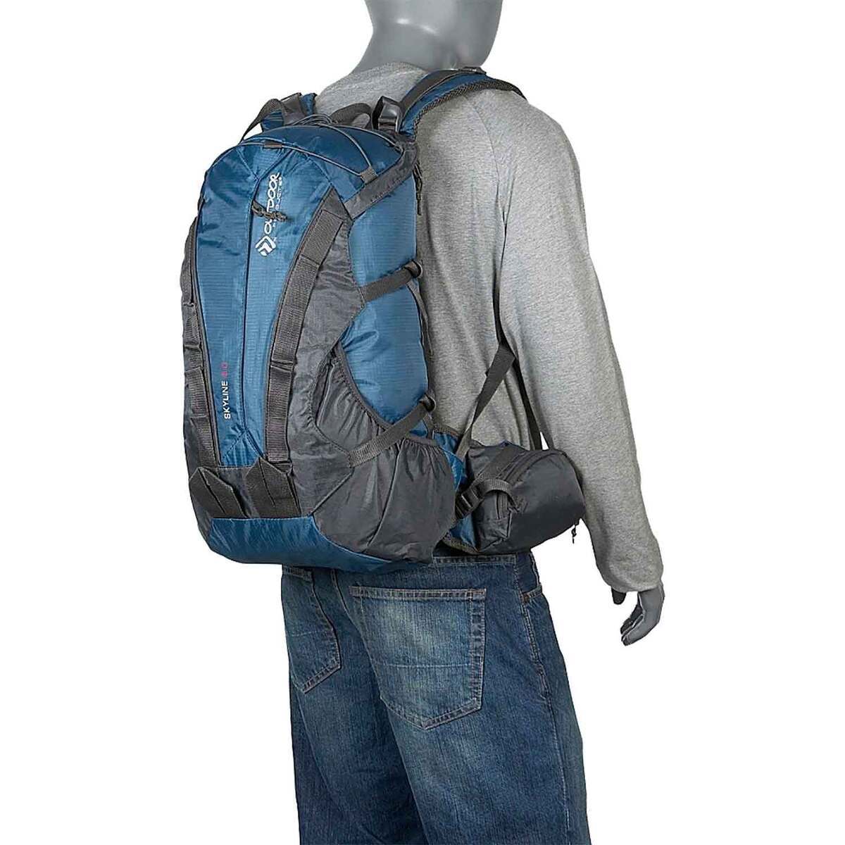 Outdoor Products Skyline 28.5 Liter Day Pack - Assorted - Black or Light Blue or Dark Blue Outdoor Products Skyline 28.5 Liter Day Pack - Assorted - Black or Light Blue or Dark Blue