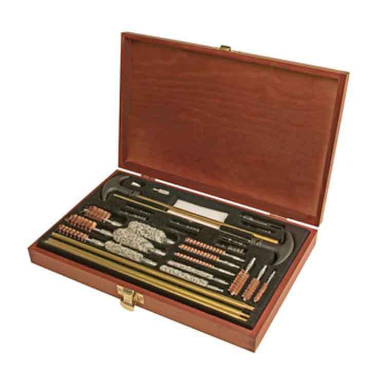 Outers 32 Piece Wooden Box Cleaning Kit | Sportsman's Warehouse