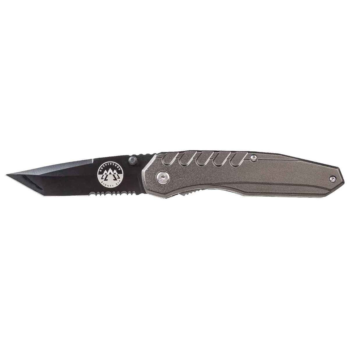 Outfitters Eighty Six Flashlight and Knife Set - Black Outfitters Eighty Six Flashlight and Knife Set - Black