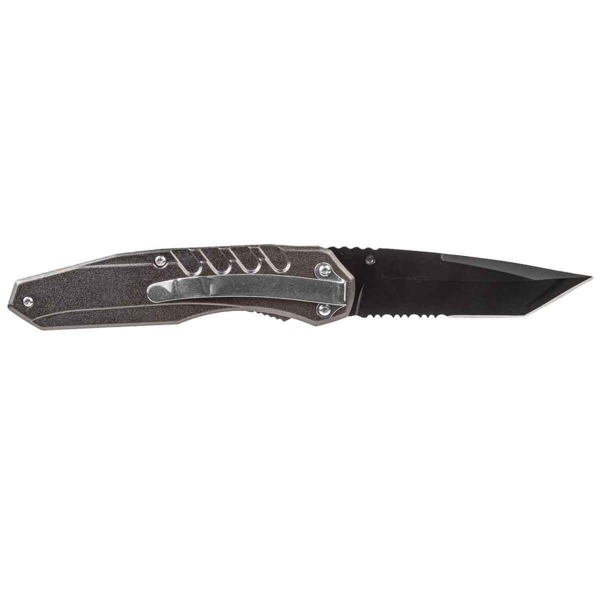 Outfitters Eighty Six Flashlight and Knife Set - Black Outfitters Eighty Six Flashlight and Knife Set - Black