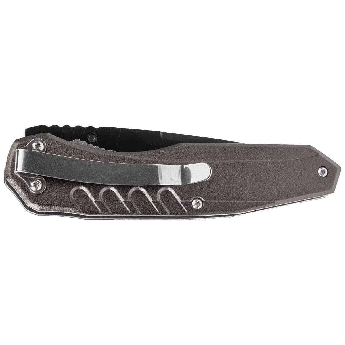 Outfitters Eighty Six Flashlight and Knife Set - Black Outfitters Eighty Six Flashlight and Knife Set - Black