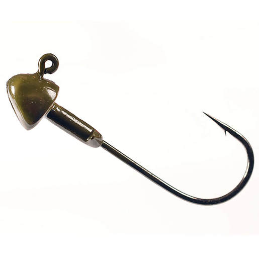 Outkast Tackle Money Jig Jighead - Green Pumpkin 3/O