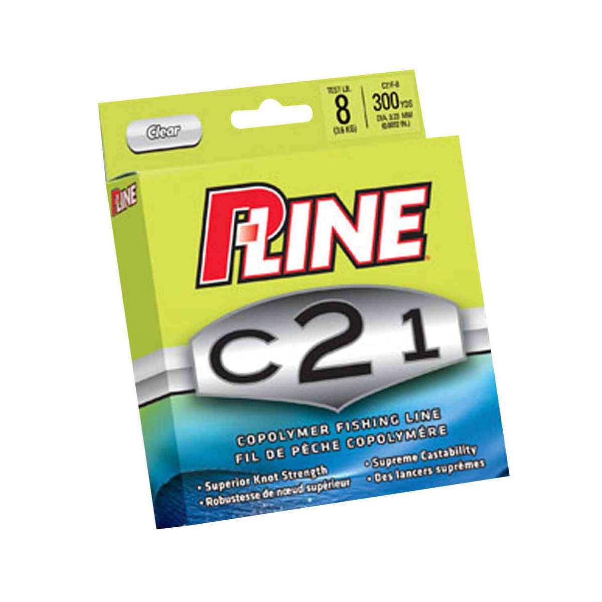 P-Line C21 Copolymer Fishing Line - 12lb, Clear, 300yds - Clear P-Line C21 Copolymer Fishing Line - 12lb, Clear, 300yds - Clear