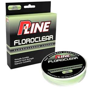 P-Line Floroclear Copolymer Fishing Line - 6lb, Mist Green, 300yds