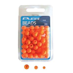 P-line Fluorescent Orange Round Beads