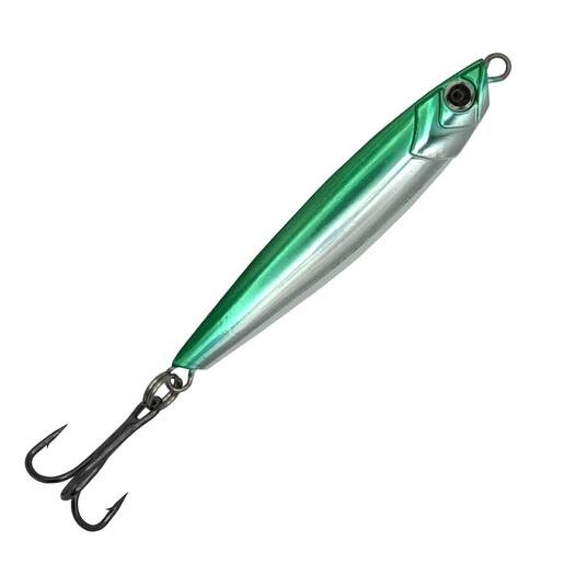 P-Line Haruki Jig Jigging Spoon – Chrome Blue Chartreuse
