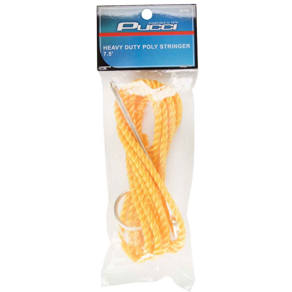 P-Line Heavy Duty Nylon Stringer Fishing Tool - White, 7ft 6in - White P-Line Heavy Duty Nylon Stringer Fishing Tool - White, 7ft 6in - White