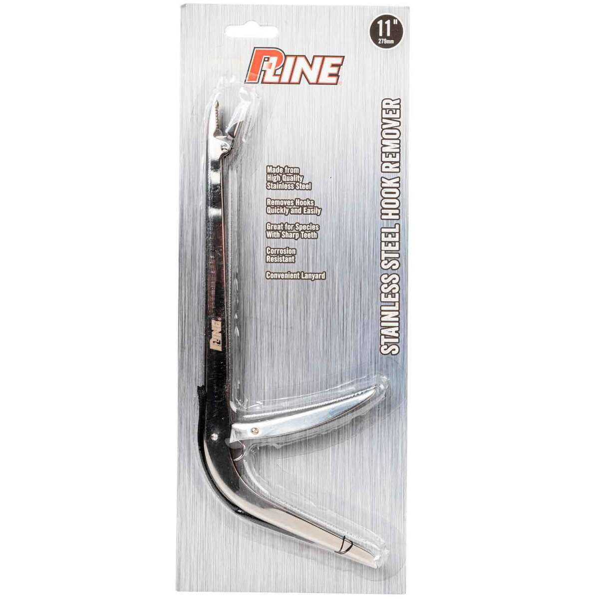 P Line Stainless Steel Hook Disgorger With Lanyard Fishing Tool - 11in P Line Stainless Steel Hook Disgorger With Lanyard Fishing Tool - 11in