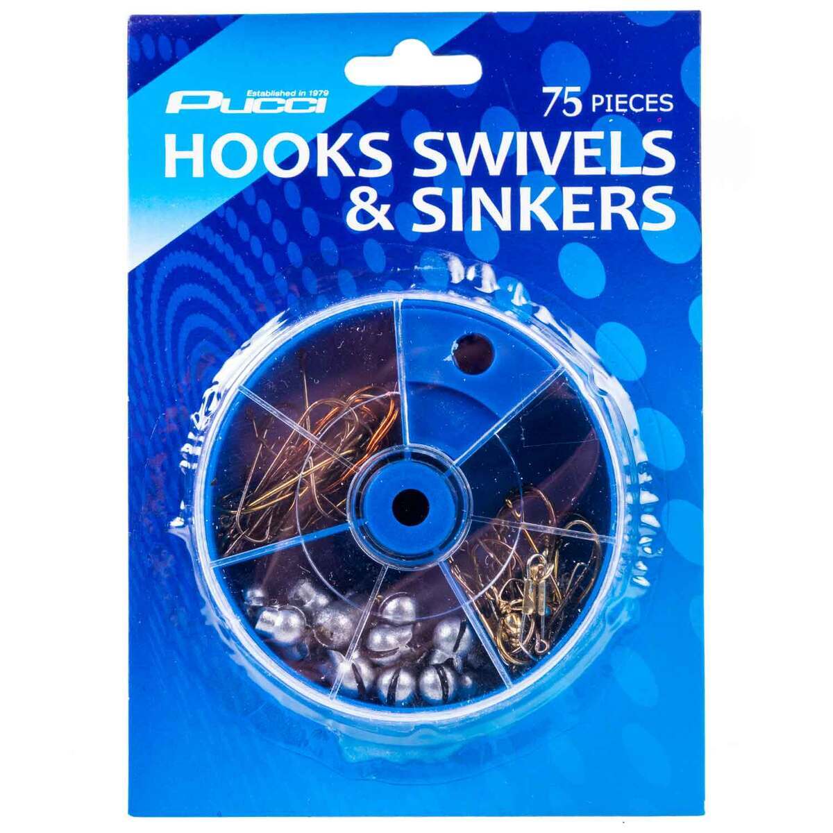 P-Line Hook Swivel Sinker Dial Box Assortment by Sportsman's Warehouse