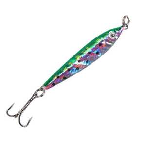 P-Line Laser Minnow Jigging Spoon - Rainbow Trout, 1oz