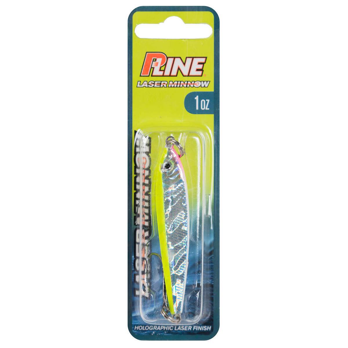 P-Line Laser Minnow Jigging Spoon - Super Chartreuse Silver, 1oz - Super Chartreuse Silver P-Line Laser Minnow Jigging Spoon - Super Chartreuse Silver, 1oz - Super Chartreuse Silver