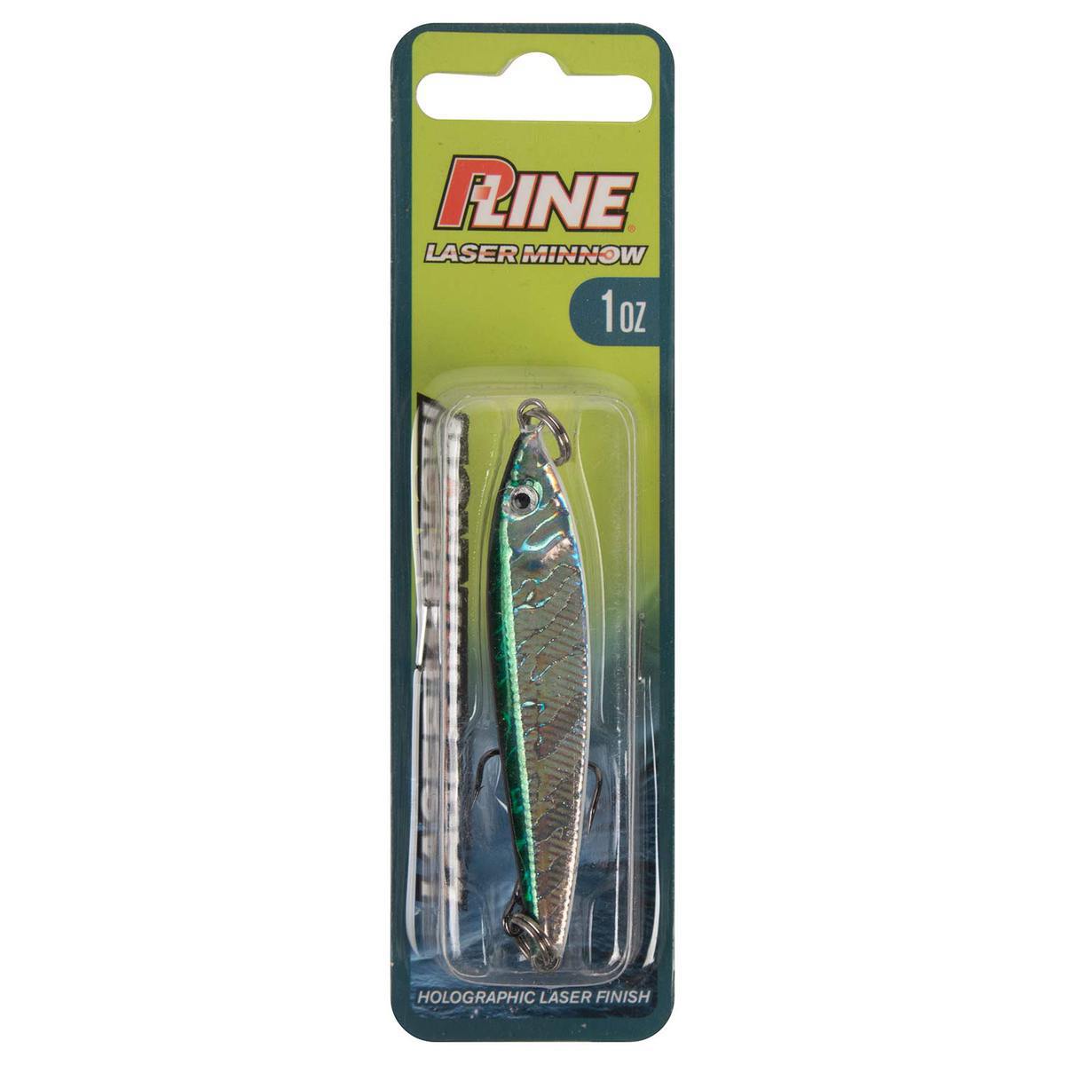 P-Line Laser Minnow Jigging Spoon - Pink Silver, 1oz - Pink Silver P-Line Laser Minnow Jigging Spoon - Pink Silver, 1oz - Pink Silver