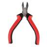 P-Line Micron Diagonal Cutting Fishing Pliers - Black/Red, 4-1/2in - Black/Red