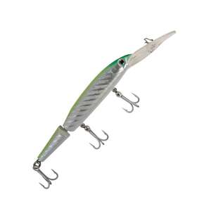 P-Line Predator Jointed Minnow - Pearl/Chartreuse, 5-1/2in, 12-13ft