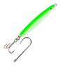 P-Line Pucci Chovy Jigging Spoon - Glow Belly Green Back, 3oz - Glow Belly Green Back