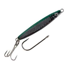 P-Line Pucci Chovy Jigging Spoon - Silver Green Back, 2oz