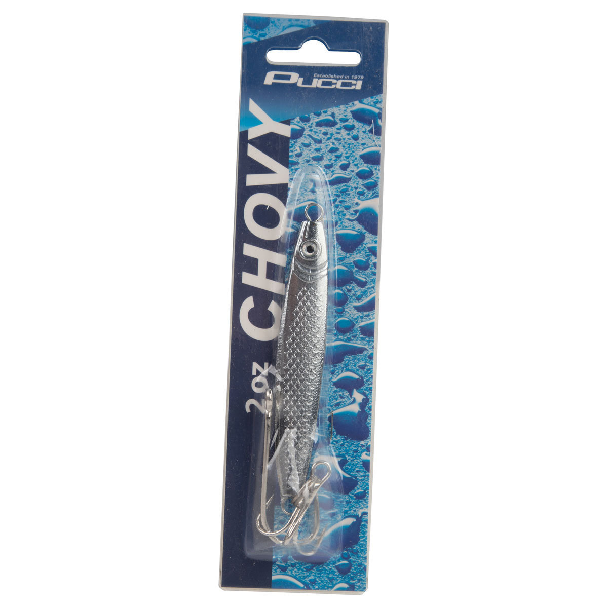 P-Line Pucci Chovy Saltwater Jig - Chrome, 2oz - Chrome P-Line Pucci Chovy Saltwater Jig - Chrome, 2oz - Chrome