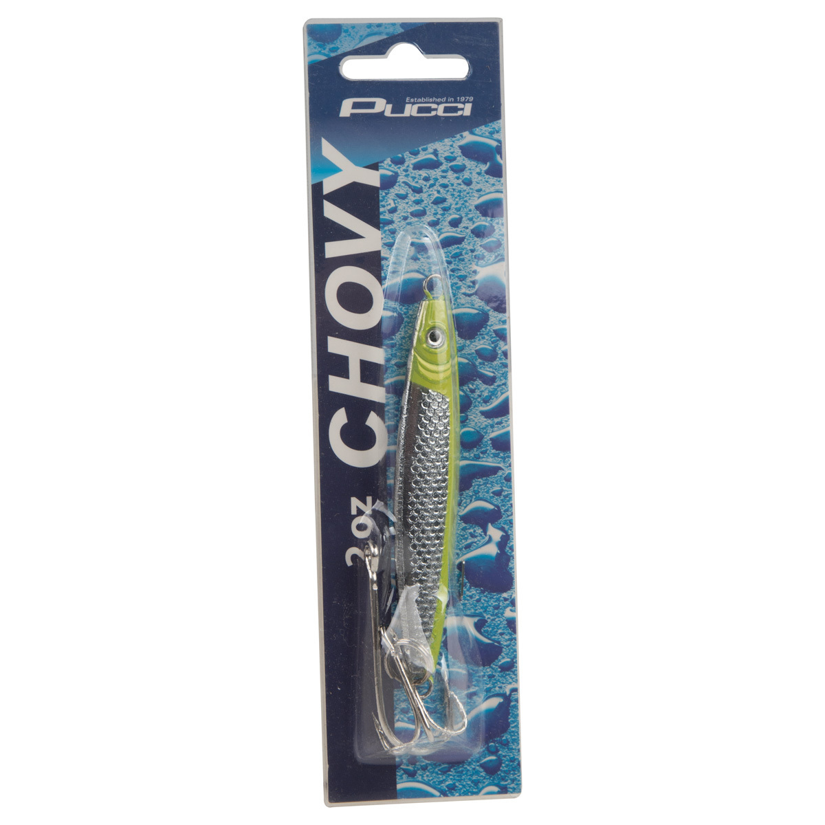 P-Line Pucci Chovy Jigging Spoon - Chrome Chartreuse, 2oz - Chrome Chartreuse P-Line Pucci Chovy Jigging Spoon - Chrome Chartreuse, 2oz - Chrome Chartreuse