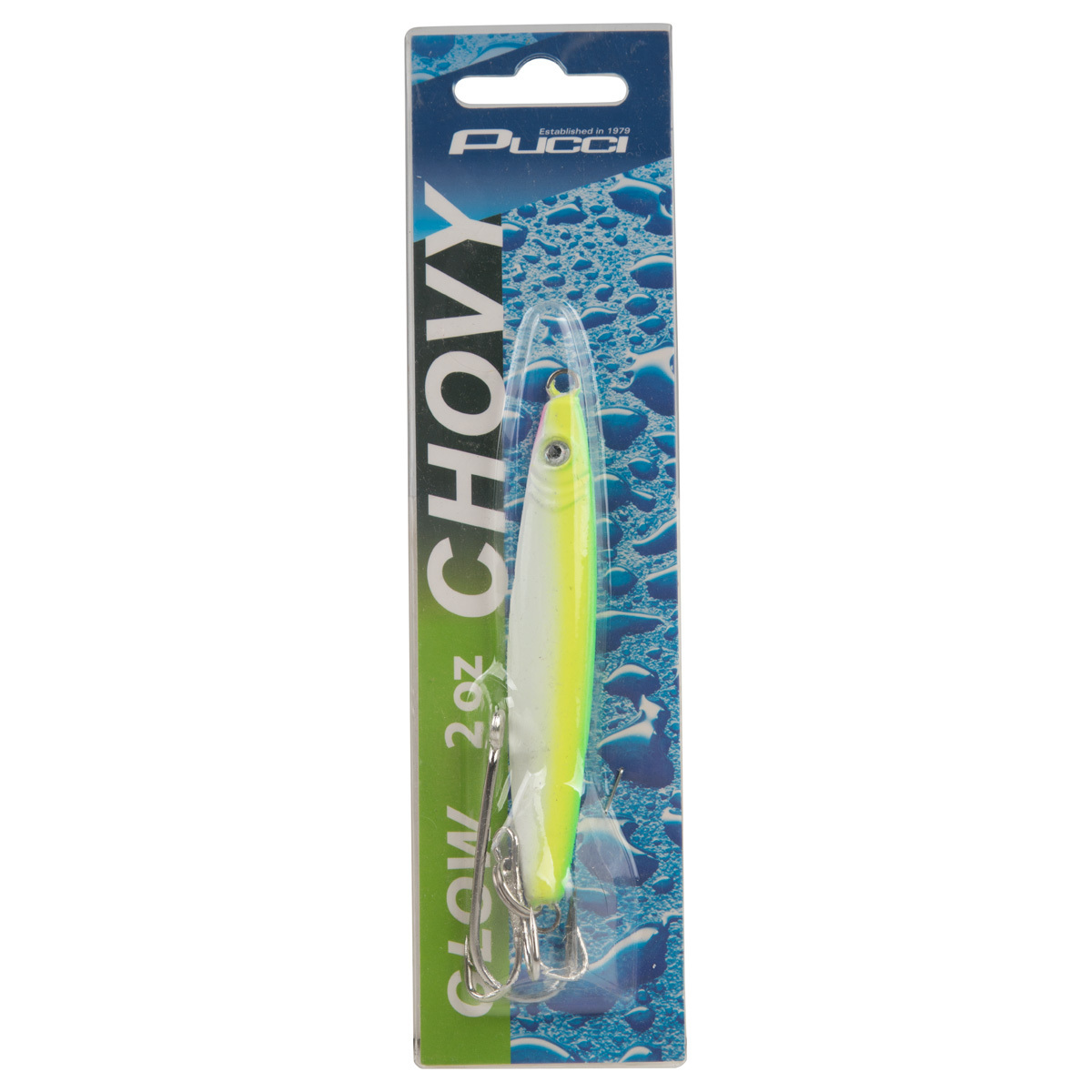 P-Line Pucci Chovy Saltwater Jig - Lime Green Glow, 2oz - Lime Green Glow P-Line Pucci Chovy Saltwater Jig - Lime Green Glow, 2oz - Lime Green Glow
