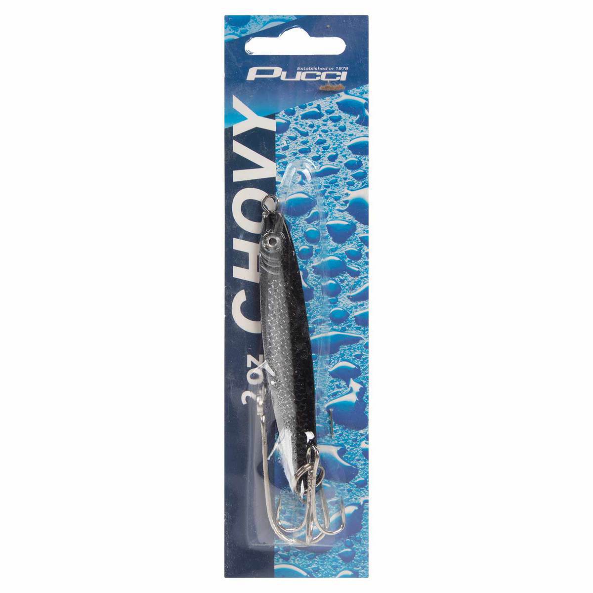 P-Line Pucci Chovy Saltwater Jig - Silver Black Back, 2oz - Silver Black Back P-Line Pucci Chovy Saltwater Jig - Silver Black Back, 2oz - Silver Black Back