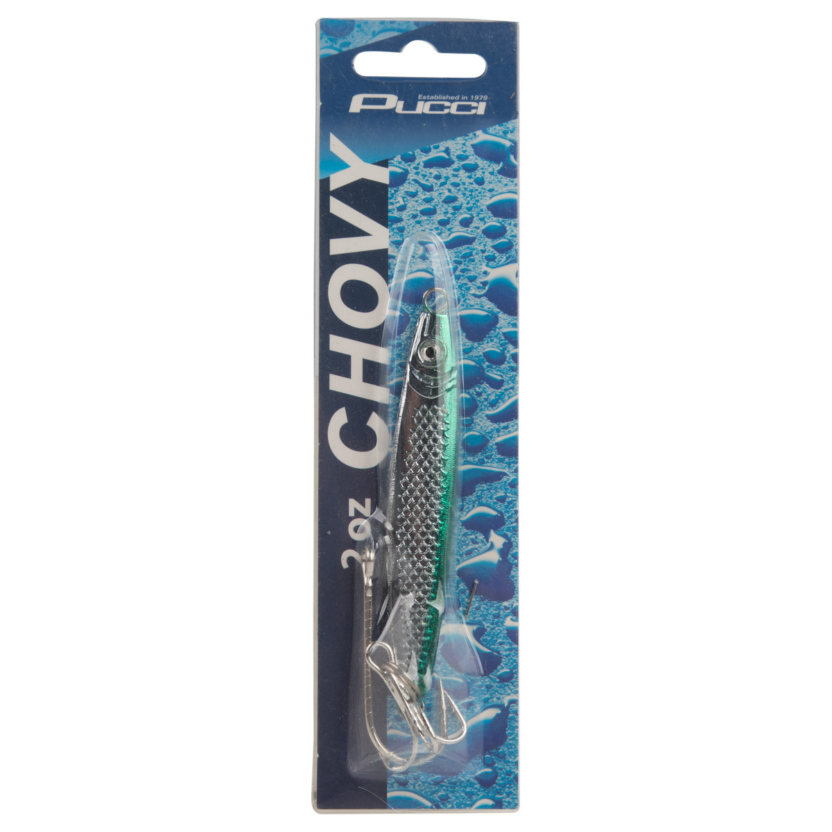 P-Line Pucci Chovy Saltwater Jig - Silver Green Back, 2oz - Silver Green Back P-Line Pucci Chovy Saltwater Jig - Silver Green Back, 2oz - Silver Green Back